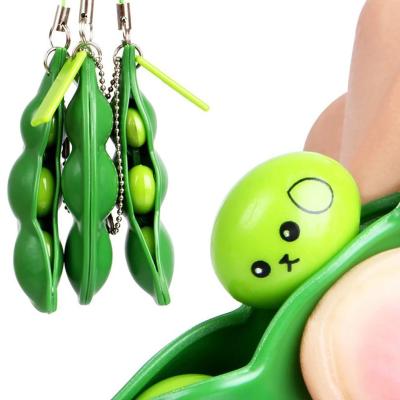 China 2021 Waterproof Stock Hot Sale Bean Toy Funny Facial Expressions Popper Dwarf Peanut Popper for sale