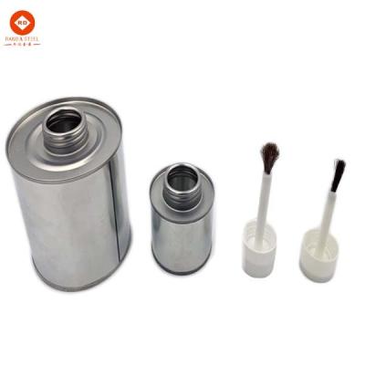 China Pcakaging PVC Thinner Metal Can With Plastic Cap for sale