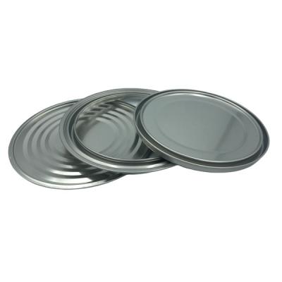 China Non Spill Tin Can Lids, Tin Can Ends, Metal Lids With O-rings for sale