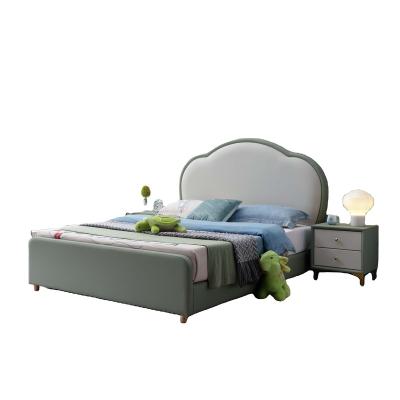 China Modern High quality customized modern style soft bed Solid wood children's bed for sale