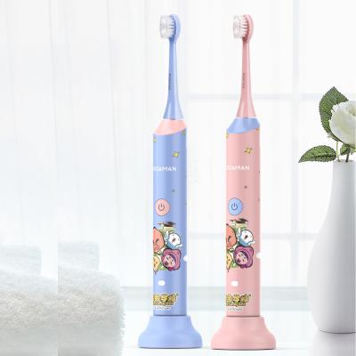 China Rechargeable LED Wireless Charging Private Label OEM Kids Sonic Toothbrush P3 for sale