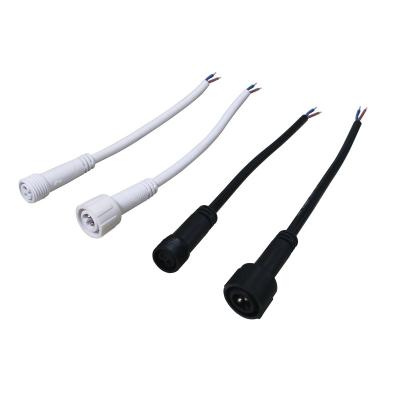 China Power LIWEIDA 2P Female / Male 0.2M 0.3M 0.5M Waterproof 1M Power Cable Connector For T8 Tube Grow Light for sale