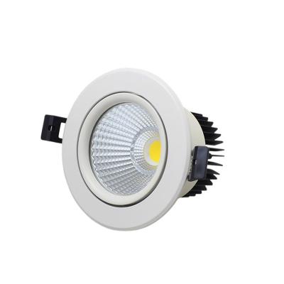 China Modern Glass Body Aluminum Cover Wiring COB Downlight For Hotel Indoor Ceciling Lighting LED Down Lights for sale