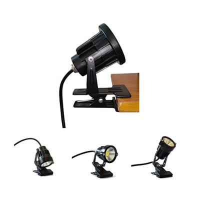 China Cheap Price 7W COB Led Clip Spot Light 110 Volt IP65 120 Volt 120 Degree 3500K 4000K 6000K Spot Light For Outdoor for sale