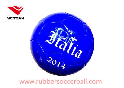 China Original Blue Outdoor Adults Custom Soccer Ball , youth soccer balls for sale