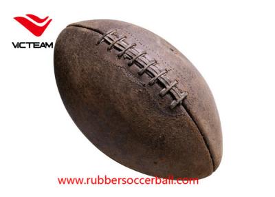 China Dark brown Official Original american football ball rubber 400 - 420g for sale