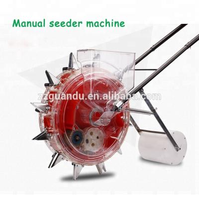 China seed planting machine film machine hand push seeder/corn seed planter/seed sowing machinery for sale