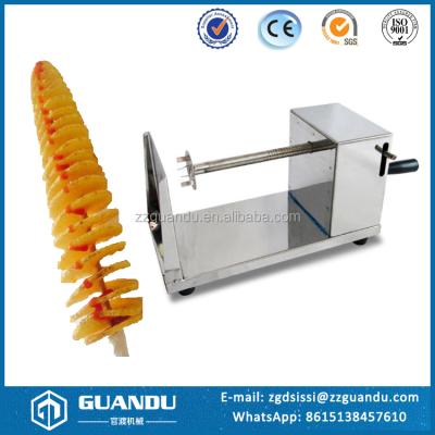 China Electric Spiral Potato Cutter/Easy Operation Potato Spiral Cutter/Potato Cutter Machine Spring for sale