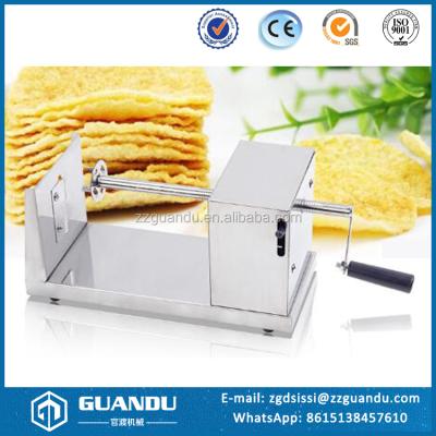 China Easy Operation Good Performance French Frie Cutter / Spiral Potato Tornado Cutter for sale