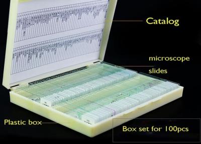 China 50 van de soortenplantkunde en Dierkunde Microscoopdia's voor Studentenonderwijs Te koop