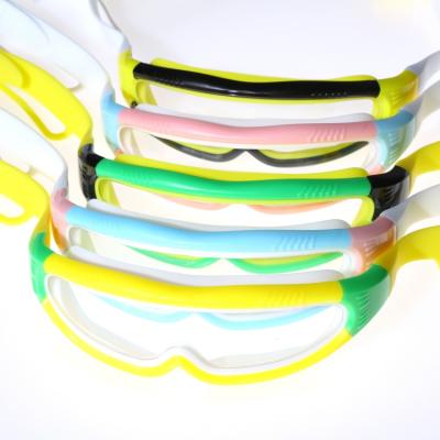 China Wholesale Anti Fog Swimming Protect Wide Eyes Sight Children Swimming Goggles for sale