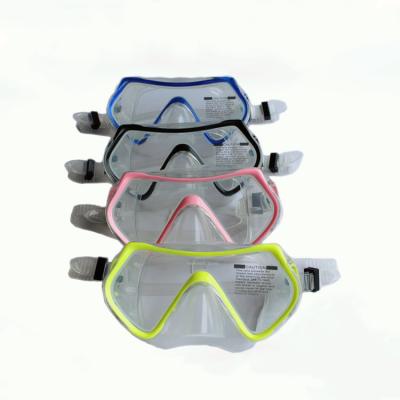 China Factory Direct Selling Eco-friendly Dry Diving Mask Full Silicone Snorkeling Swimming Mask For Adults And Children for sale