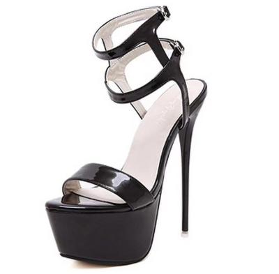 China Factory Fashion High Platform Women's Sexy High Heel Sandal Cushioning for sale