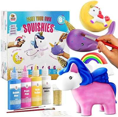 China THUN CUT Arts and Crafts | Unicorn Toys Squishy Painting Kit | Arts & Crafts Tween Girls Gifts Ck025 for sale