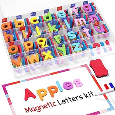 China Ethylene Vinyl Acetate (EVA) THUNDER CUT Classroom Alphabet Letters Kit 234 Magnetic Pcs With Double - Side Magnet Panel for sale