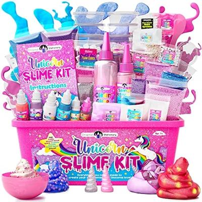 China THUNDER CUT Unicorn Magical Slime Kit for Girls 10-12 to Make Unicorn Slime and Glow in Dark Unicorn Slime for Kids CK for sale