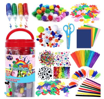 China Wood TUN CUT Craft Kits for Kids with Construction Paper and Craft Tools DIY School Craft Project for sale