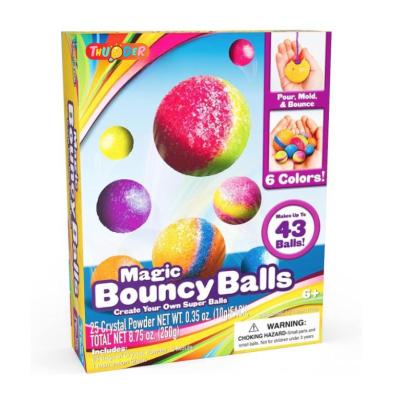 China Crystal THUNDER BREAK Kids Magic DIY Bouncy Balls - Create Your Own Crystal Powder Craft Kit for sale