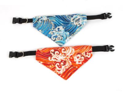 China New Pattern Viable Hot Selling Japanese Style Dog Bandanas Costume Bow Tie Pets Pet Bandanas for sale