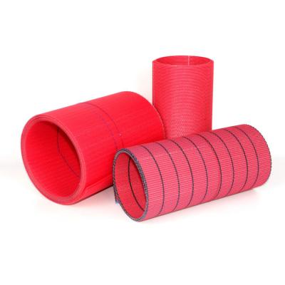 China Manufacturing Plant Polyester Dry Net Meltblown Filter Net Conveying and Receiving Net Flat Round Wire Plastic Spiral Plain Woven Non-woven Mesh for sale