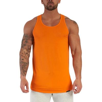 China Wholesale Custom QUICK DRY Vest Men's Fitness Muscle Men's Fashion Sports Casual Gym Vest for sale