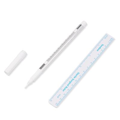 China OEM Permanent Surgical White Marker Pen Marker Body Skin Pen Ink For Forehead PMU Tattoo Accessories for sale