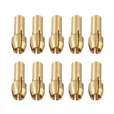 China Hot 11PCS/Set Brass Drill Throws Bushing Bit 0.5-3.2mm 4.3mm Shank Screw Nut Replacement For Dremel Rotary Tool JYD-drill-8 for sale