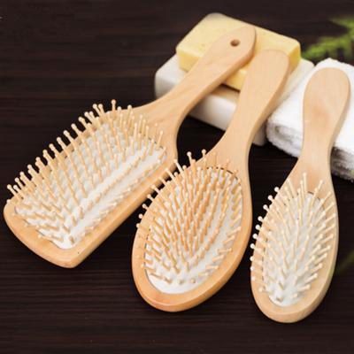 China Wooden Professional Healthy Hair Care Comb Wooden Scalp Comb 1PC Hair Loss Massage Hairbrush Comb Healthy Bamboo Comb JYD-brush-10 for sale