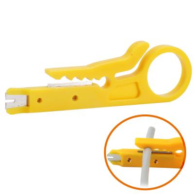 China Mini Portable Wire Stripper Knife Wire Stripper Crimper Pliers Crimp Tool Cable Wire Cutter Multi Stripping Tools Cut Line Pocket Multitool for sale