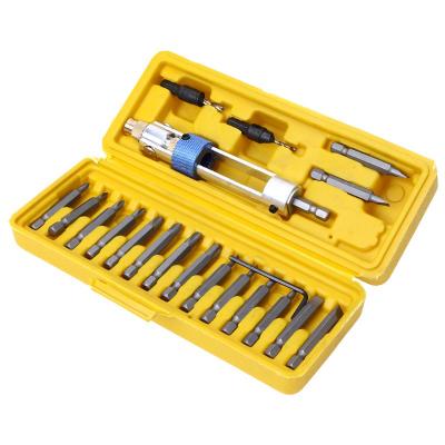 China 20Pcs Part Time Drill Driver Multi Screwdriver Sets Updated Version 16 Different Kinds Head With Countersink Bit Allen Wrench JYD-screwdriver-11 for sale