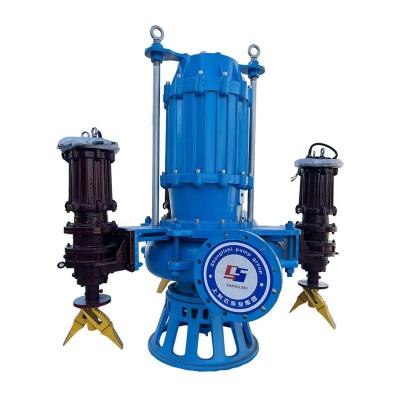 China High Quality Long Life Shanglishi Single Suction 3hp Single Stage Sewage Centrifugal Submersible Hydraulic Slurry Pump With Cutter for sale