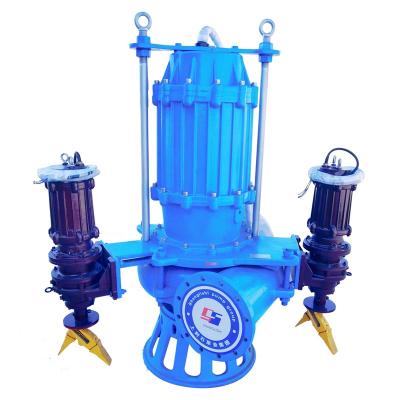 China Shanglishi Single Stage Suction 18kw 3hp Single Types Long Life Electric Centrifugal Sewage Cutter Water Submersible Sump Wqd Pump for sale