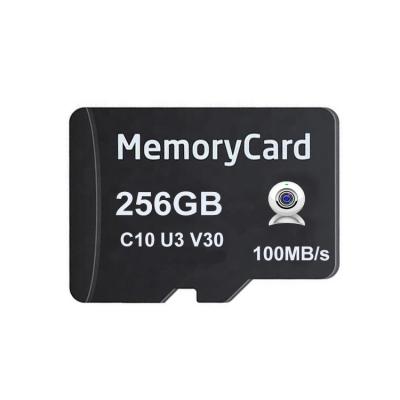 China Plastic CCTV Camera Micro Memory Card 128GB 256GB for Photos Ultra HD High Quality Video Recording for sale