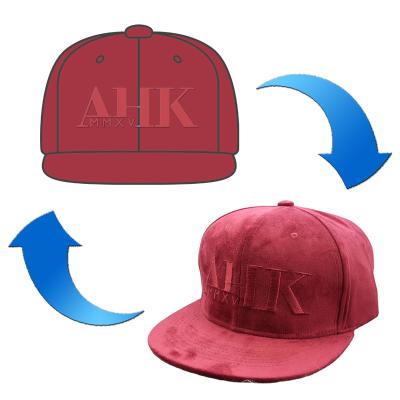 China COMMON Custom Logo Embroidery Metal Buckle Multicolor Suede Baseball Hat Snapback Hat for sale