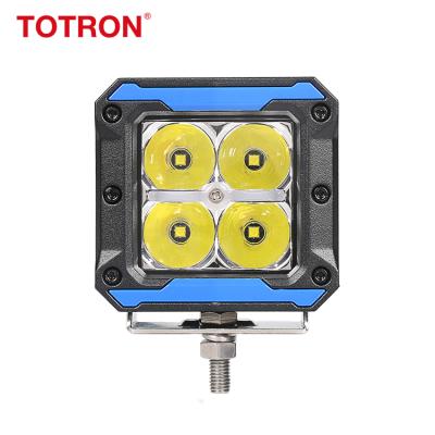 China Diecast square aluminum blue decorative frame housing drl spot light off road light pods led pod light led pods for sale