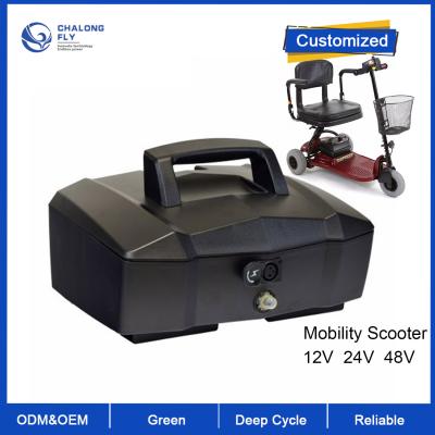 Cina OEM ODM LiFePO4 batteria al litio batteria scooter elettrico 4 ruote di mobilità scooter batteria batteria sedia a rotelle in vendita