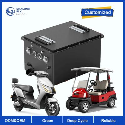 China LiFePo4 Lithium-Ion Battery Soem-ODM 105AH 120AH 200AH der Lithium-Batterie-48V 72V 96V für Elektro-Mobil/Golfmobile/Boote zu verkaufen