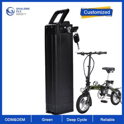 China OEM ODM LiFePO4 Lithiumbatterijpakket NMC NCM Op maat gemaakte E-Bike batterij 36v 48v 52v Elektrische fietsbatterij Scooterbatterij Te koop