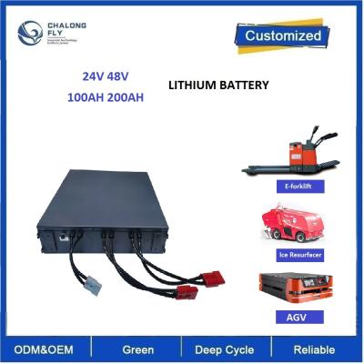 China CLF Elektro-Forklift Lifepo4 Lithiumbatteriepacks OEM 48V 200Ah 300Ah 50Ah Für AGV zu verkaufen