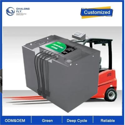 China OEM Forklift Truck Baggage Traintrunk Carrier Lithium Battery Packs 80V 420Ah Long Cycle Life lead-acid to lithium-ion for sale