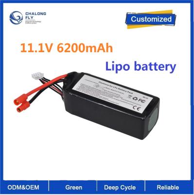 China CLF OEM ODM 11.1V 5300mah 6200mAh 3S 30C 15C RC Lipo Battery For GPS Quadcopter Walkera QR X350 PRO UAV for sale