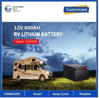 China CLF 12V 600Ah Lithium Iron Phosphate Rechargeable LiFePO4 Battery Pack 100Ah 200Ah 300Ah 12V 24V For RV Camper Boat for sale