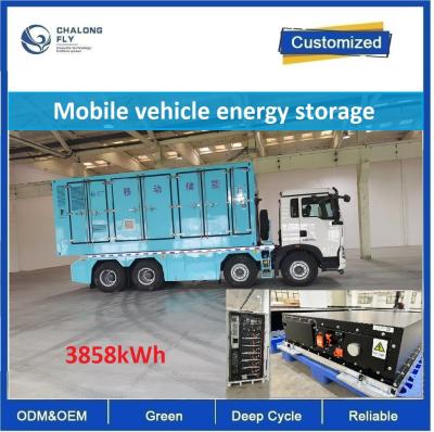 China CLF Lithium Battery LiFePO4 battery Energy Storage Cabinet Vehicle Mobile Energy Storage System 100kwh 200kwh for sale