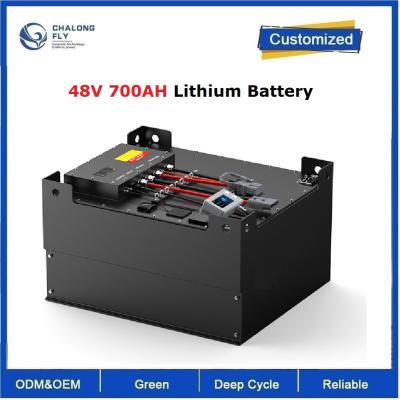 China CLF OEM Grade A 6000 Zyklus Wiederaufladbarer Gabelstapler 48v Batterie 48v 700ah LiFePO4 Batterie für Gabelstapler zu verkaufen