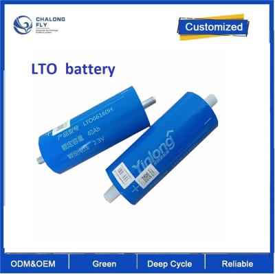 China 45ah LTO66160H low high temperature 35000 cycle long life yinlong lithium LTO battery Lithium titanate battery 2.3v 40ah for sale