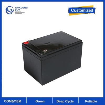 China Solarbatterie CER Zertifikats lifepo4 des Phosphatelektrische Motorradbatterie der tiefen Zyklus-12V 12Ah AGM Lithium-Batterie zu verkaufen