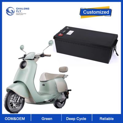 China CLF LiFePO4 Lithium Battery Packs Customized 12V 24V 36V 48V 60V Electric Motorcycle Battery 30AH 60AH 80AH 120AH For E-Wheelchair/Bike for sale