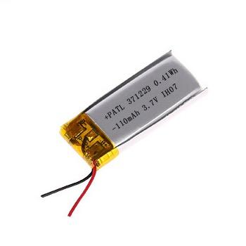 China 3.7V 110mAh Li Polymer Battery UL 1642 Certified For Speaker Recorder for sale