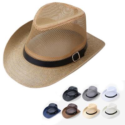 China Solid Unisex Straw Fedora Trilby Gangster Cap Summer Beach Sun Panama Hats For Women Men Casual Sun Visor Hats for sale