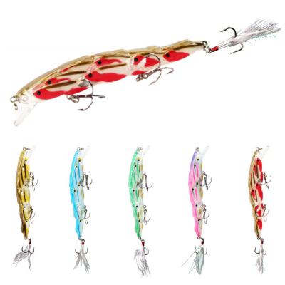 China ABS Plastic Sinking Artificial Hard Bait With 6# Triple Hooks 15G/12CM Fishing Minnow Lures for sale